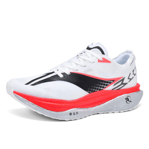 Chaussures de course à plaque de carbone pour hommes et femmes, baskets respirantes en maille à haute absorption des chocs pour l'entraînement et la course au marathon - Product Image 5