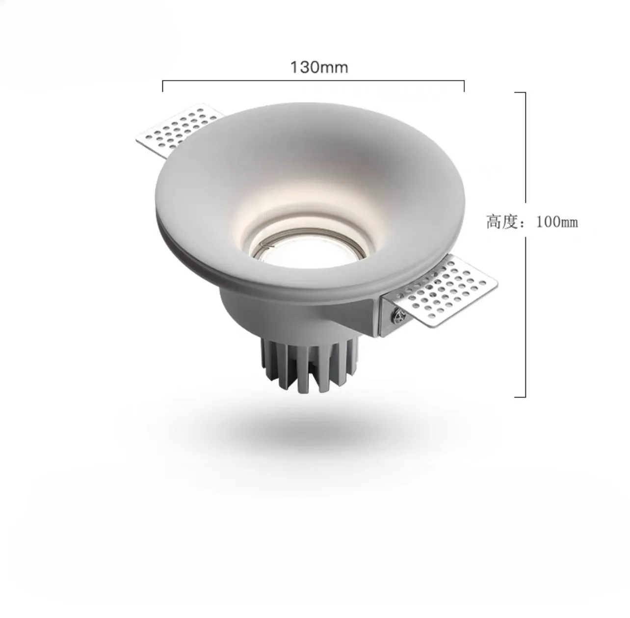 10W Led 매입형 다운 라이트 조정 가능한 Gu10 석고 램프 주문 제작 알루미늄 바디 현대 90 80 실내 Led 조명 홈 오피스