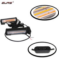 Barra de Luces LED EURS COB-2, Lámpara Estroboscópica, Tira Larga, Luces de Trabajo para Vehículos Todoterreno, Blanco, Rojo, Azul, Amarillo, Luces de Advertencia de Tráfico, Nuevo