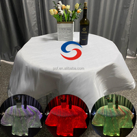 Nappe lumineuse LED à fibres optiques pour événements romantiques et fêtes, avec batterie rechargeable, 6 à 12 heures d'éclairage, sans chaleur/radiation