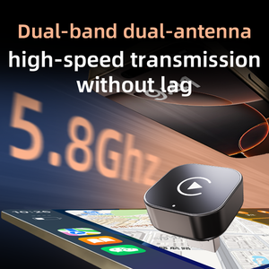 ดองเกิลไร้สาย CarPlay Android Auto แบบ 2 in 1 รองรับ Waza เล่นเพลง รองรับ Google Map ติดตั้งง่าย - Product Image 5