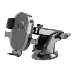 Suction Cup Phone Holder Easy One Hand Touch Dash & Windshield Universal Car Mount Phone Holder Desk Stand for iPhone