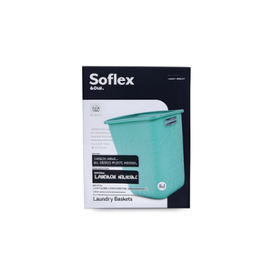 Porta biancheria <b>plastica</b> riciclata (56Lt) SOFTEX Verde acqua K258700 - Product Image 3