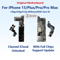Scheda Madre Usata Sbloccata Versione USA con SIM Fisica e Face ID per iPhone 15, 15 Plus, 15 Pro, 15 Pro Max 128G/256G/1TB Cina