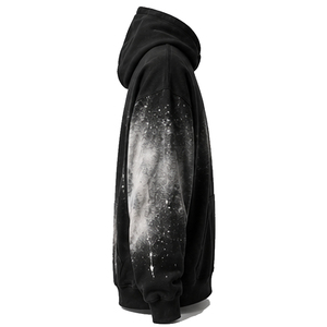 Sudadera con Capucha Oversize Vintage con Lavado Ácido, Estampado Puff Personalizado, Estilo Urbano, de Algodón Pesado - Product Image 3