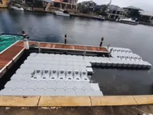 Plataforma Flotante para Deportes Acuáticos, Cubo Flotante para Moto Acuática, Elevador para Bote <span class=keywords><strong>Pontoon</strong></span> - Product Image 5