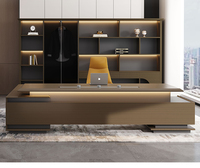 Table de réunion moderne de luxe en forme de L, bureau de direction 2,8 m 3,2 m, MDF de haute qualité, modulaire, pour usage commercial sain, mobilier de bureau