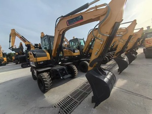Excavadora de Ruedas Pequeña de 6 Toneladas, Modelo XE60WG XE60WGA, con Cucharón de 0.23m³ y Cabina, para Ingeniería Municipal, Suministro de Fábrica - Product Image 2