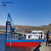 Pompe de dragage aurifère de 6 pouces, machine de dragage à aspiration par jet efficace pour l'extraction aurifère en rivière et en lac