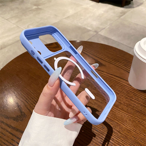 เคสโทรศัพท์ใสแบบไฮบริด PC TPU ป้องกันเหลือง สำหรับ iPhone 18/17 Pro, เคสโทรศัพท์กันกระแทกแบบแม่เหล็กสำหรับ iPhone 18 - Product Image 3