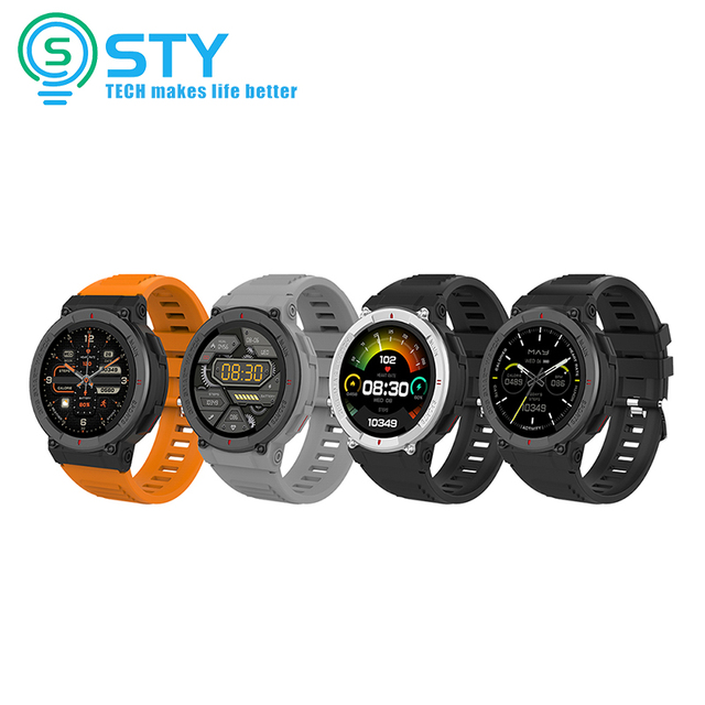 Outdoor GPS Offline Map with Compass Barometer Local Music Function Sports Fitness Waterproof Smart Watch