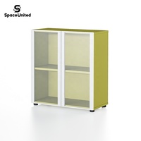 Armoire de rangement en métal au design minimaliste SpaceUnited pour archives et documents, mobilier de bureau moderne