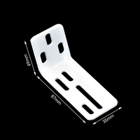 Rail de rideau électrique en aluminium Double support mural Rail de rideau motorisé Accessoires pour support Double support