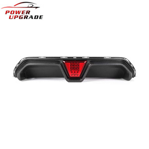 Diffuseur de pare-chocs arrière sec en Fiber de carbone de Style CS avec lumière LED pour <span class=keywords><strong>BMW</strong></span> <span class=keywords><strong>F90</strong></span> <span class=keywords><strong>M5</strong></span> compétition 2020 + - Product Image 6