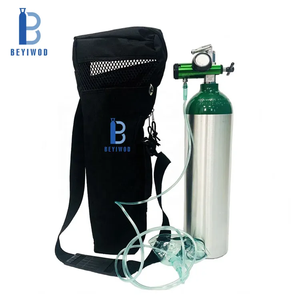 <span class=keywords><strong>Bouteille</strong></span> d'oxygène médicale en aluminium avec valve, alimentation haute pression, portable - Product Image 1