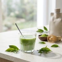 Poudre de thé vert matcha pure, 100% naturelle, thé santé frais, vente en gros, sac en vrac, boîte, bouteille