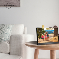 AMABOO Moniteur portable de série professionnelle, best-seller, écran IPS LED 15,6 pouces, D-SUB, jeu sur ordinateur, Full 1920x1080P, temps de réponse de 3 ms
