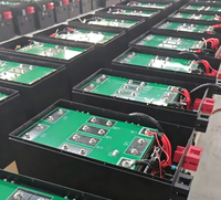 Batterie LiFePO4 12V 200Ah à décharge profonde avec boîtier et doubles poignées pour camping-car, système solaire hors réseau, marine et stockage d'énergie de secours