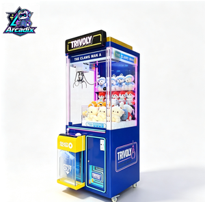 Arcadix Macchina Acchiappapremi Commerciale a Moneta con Gru e Artiglio, Distributore di Peluche e Premi, Macchina da Gioco Arcade per Centri Commerciali e Sale Giochi - Product Image 1