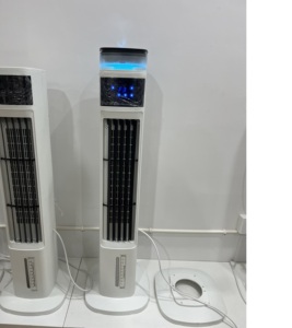 4L Blue Flame Mist Air Cooler Tower Ventilador de refrigeración por evaporación silencioso con control remoto 3 velocidades para uso en el hogar/oficina y hotel - Product Image 6