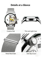 Montre créative en quartz style dessin animé pour homme et femme, design artistique tendance, bijou de mode unisexe personnalisé pour étudiants du collège