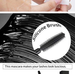 Vente en gros <span class=keywords><strong>Mascara</strong></span> végétalien <span class=keywords><strong>allongeant</strong></span> de marque privée et après-shampoing/sérum pour cils épais, noir - Product Image 4