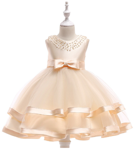 Vendita calda di pizzo per ragazze abiti da sera per cena abiti da ragazze di fiori nuovi abiti eleganti in pizzo per bambini - Product Image 4