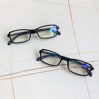Gafas de lectura correctivas para mujer con montura TR de borde completo 8817 con filtro Blue Ray Blue Material de PC suministro al por mayor