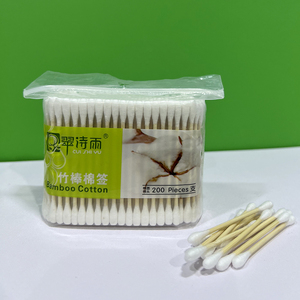 <span class=keywords><strong>Coton</strong></span>-tiges écologiques personnalisés à double tête pour usage quotidien, en vrac, avec <span class=keywords><strong>tige</strong></span> en <span class=keywords><strong>bois</strong></span>, pour usage industriel, prix avantageux - Product Image 2