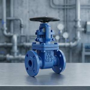 Vanne de régulation à flange en acier inoxydable, manuelle, haute température, pour coupure d'eau, régulation de débit industrielle - Product Image 2