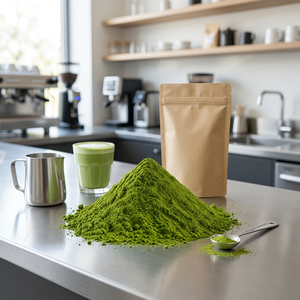Poudre de Matcha Barista pour Café Latte, Thé Glacé, Thé au Lait, Smoothies, Recettes de Boissons et Acheteurs en Gros pour la Restauration - Product Image 1
