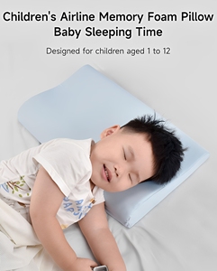 Almohada de Soporte Cervical de Espuma Viscoelástica Moderna para Bebés, Altura Ajustable, Diseño Anti-Platitud, Transpirable, Segura, Antiestática, de 0 a 3 Años - Product Image 2