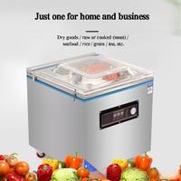 Pompe à vide semi-automatique électrique à chambre unique en acier inoxydable pour emballage alimentaire avec sacs en aluminium