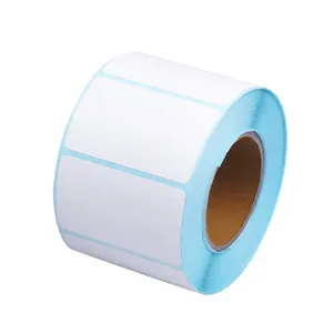Impresión personalizada pequeña, rollos de etiquetas de papel térmico directo, a prueba de agua