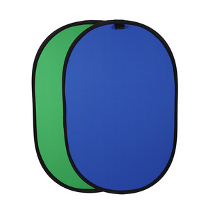 Cloth Panel Photo Studio Video Movie Film Camera Phone Shoot Photography Solid Color Muslin <strong>Background</strong> Oval Blue Green Backdrop - Product Image 5