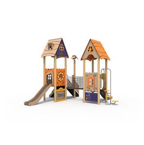 Personnaliser l'équipement commercial d'escalade de terrain de jeu extérieur pour enfants Maison pour enfants - Product Image 3