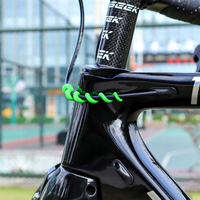 MUQZI-Manchon de protection de câble en caoutchouc, 5 couleurs, pour conduite de vélo, changement de vitesse, VTT