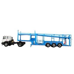 2025 year HSTAR China Manufacturer Customized Mobile Metal Load 6 <b>Cars</b> Transport <b>Trailer</b> With Ramp Double Deck Auto <b>Car</b> Carrier Semi <b>Trailer</b> for sales - Product Image 1