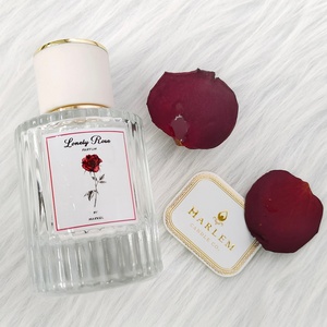 ออกแบบฉลากขวดแก้วตามสั่ง สติกเกอร์โลโก้ปั๊มนูนอะลูมิเนียม บรรจุภัณฑ์โลหะสำหรับขวดน้ำหอมและเครื่องสำอาง - Product Image 1