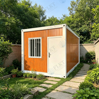 Maison conteneur pliable préfabriquée modulaire FLKT à déploiement rapide en 10 minutes, type villa