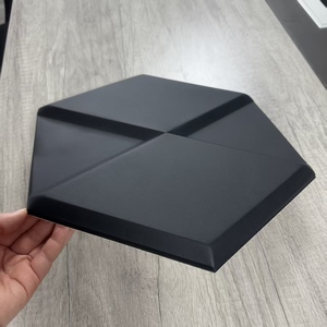 Panneau <span class=keywords><strong>mural</strong></span> d'art 4D moderne, texture en relief 3D écologique, effet stéréo 3D, imperméable et ignifuge pour la décoration de la maison et des hôtels - Product Image 3