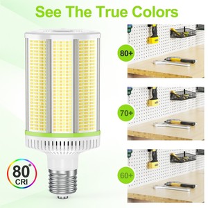 Bombilla LED tipo maíz NGTlightLED, iluminación de un solo lado, color y potencia seleccionables, 48W -120W, reemplazo para lámpara de caja de zapatos, E39 - Product Image 6
