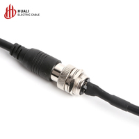 Connecteur automobile étanche HUALI GX20 à fiche aviation M19, moulé par injection, à tête simple ou double, pour câble à fils en bande, 2, 3, 4, 5, 6 conducteurs, 3-10A