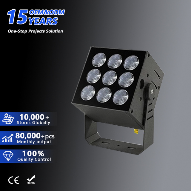 New 27 36 54W Waterproof Led Spotlight Narrow Beam Angle Focus Led Facade Floodlight for Building