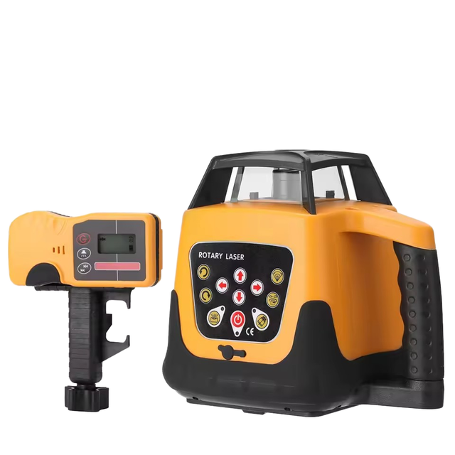 Industrial Grade Red Green Light Rotary Laser Level 500m Diameter Scanning Detector Self-Leveling Construction Outdoor Leveling