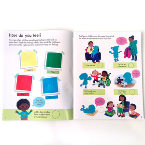 Bán Chạy Nhất Trẻ Em Của Cuốn Sách In Ấn Giáo Dục Khác Đồ Chơi Tùy Chỉnh Hình Ảnh Cuốn Sách Đầu Tiên Sticker Cuốn Sách Cảm xúc - Product Image 5