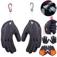 Gants de sécurité texturés antidérapants durables, fabriqués aux États-Unis, à doigts entiers, résistants aux coupures, protection contre les poissons et les carpes, nylon doux de haute qualité