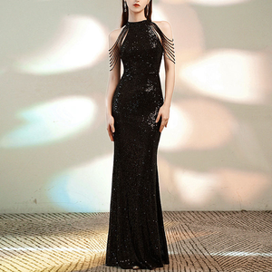 2025 elegante <span class=keywords><strong>abito</strong></span> da sera monospalla di lusso da <span class=keywords><strong>donna</strong></span> <span class=keywords><strong>abito</strong></span> formale da <span class=keywords><strong>donna</strong></span> <span class=keywords><strong>con</strong></span> orlo a balza - Product Image 3