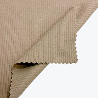 Tela de Punto Elástica de Poliéster y Spandex para Otoño e Invierno, Suave y Cálida, Ideal para Camisetas de Capa Base y Ropa Casual, Disponible en Stock