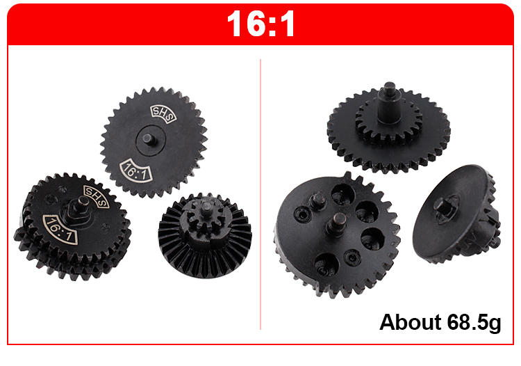 SHS Steel Booster High Torque Gear Set 13:1 16:1 18:1 100:200 100:300 ...